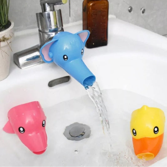 Cartoon Faucet Extender for Kids - Convenient Sink Accessory for Baby Hand Washing in Bathroom and Kitchen