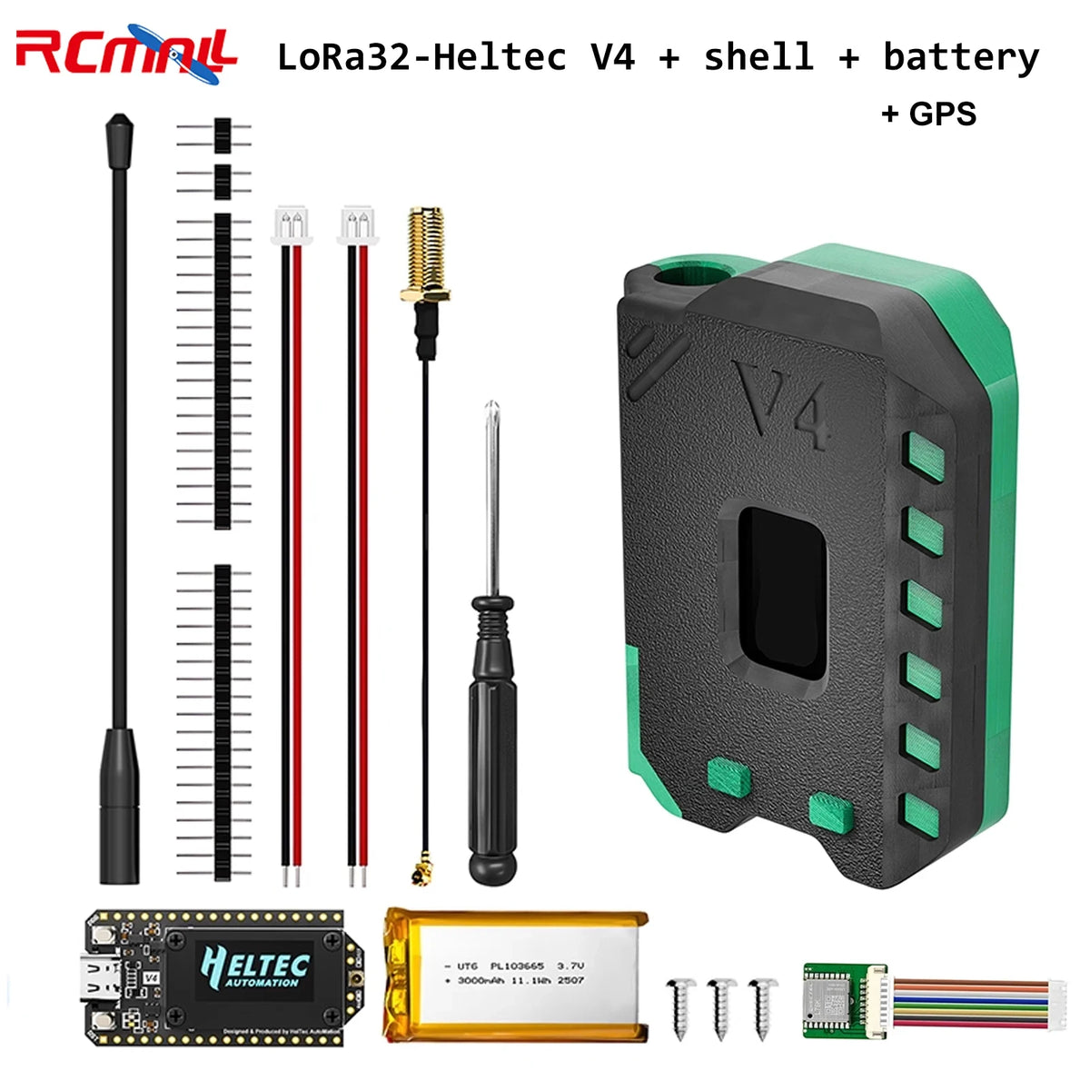 Heltec WiFi LoRa 32 V4 GNSS ESP32 Dev Board - SX1262 LoRa, WiFi, BLE, OLED & 863–928MHz
