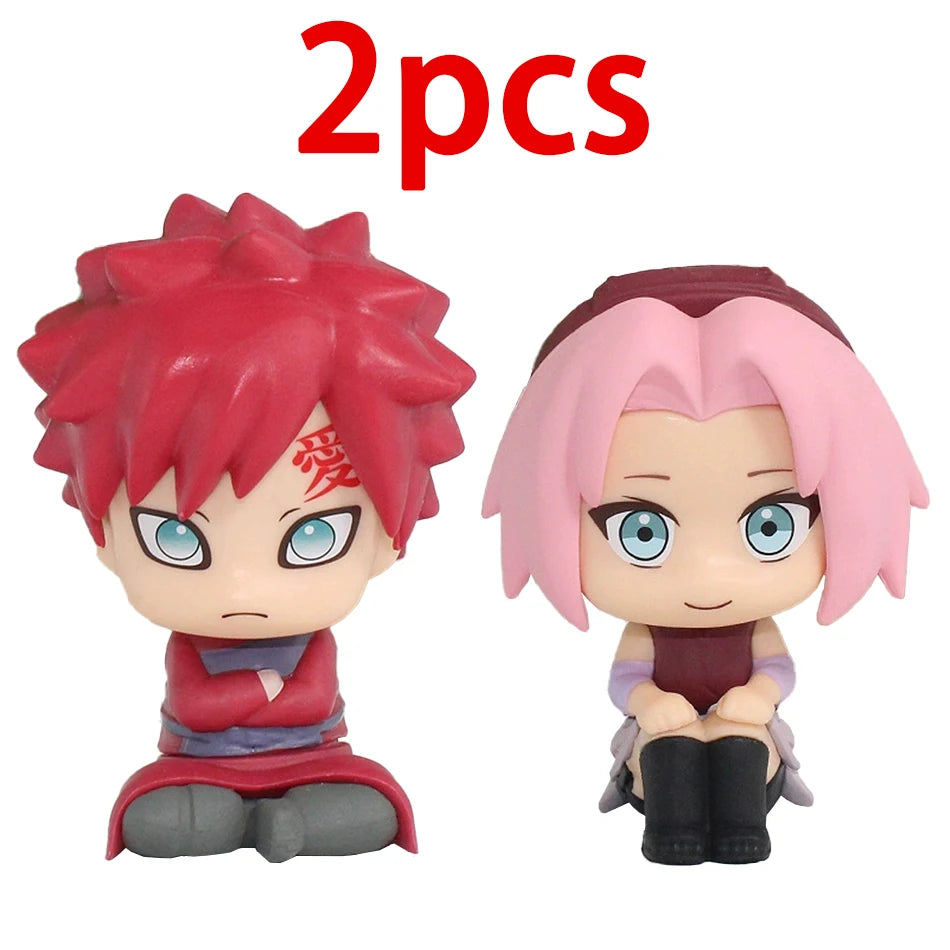 HOT Naruto Anime Q Version Action Figure – Naruto, Kakashi, Sasuke & Itachi Collectible Toy