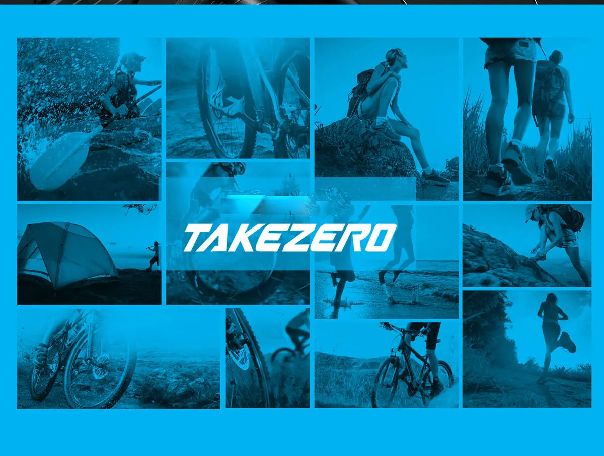 TAKEZERO TZ07 Bicycle Tail Saddle Bag – EVA Hard Shell Rear Bag for Mountain & Road Bikes