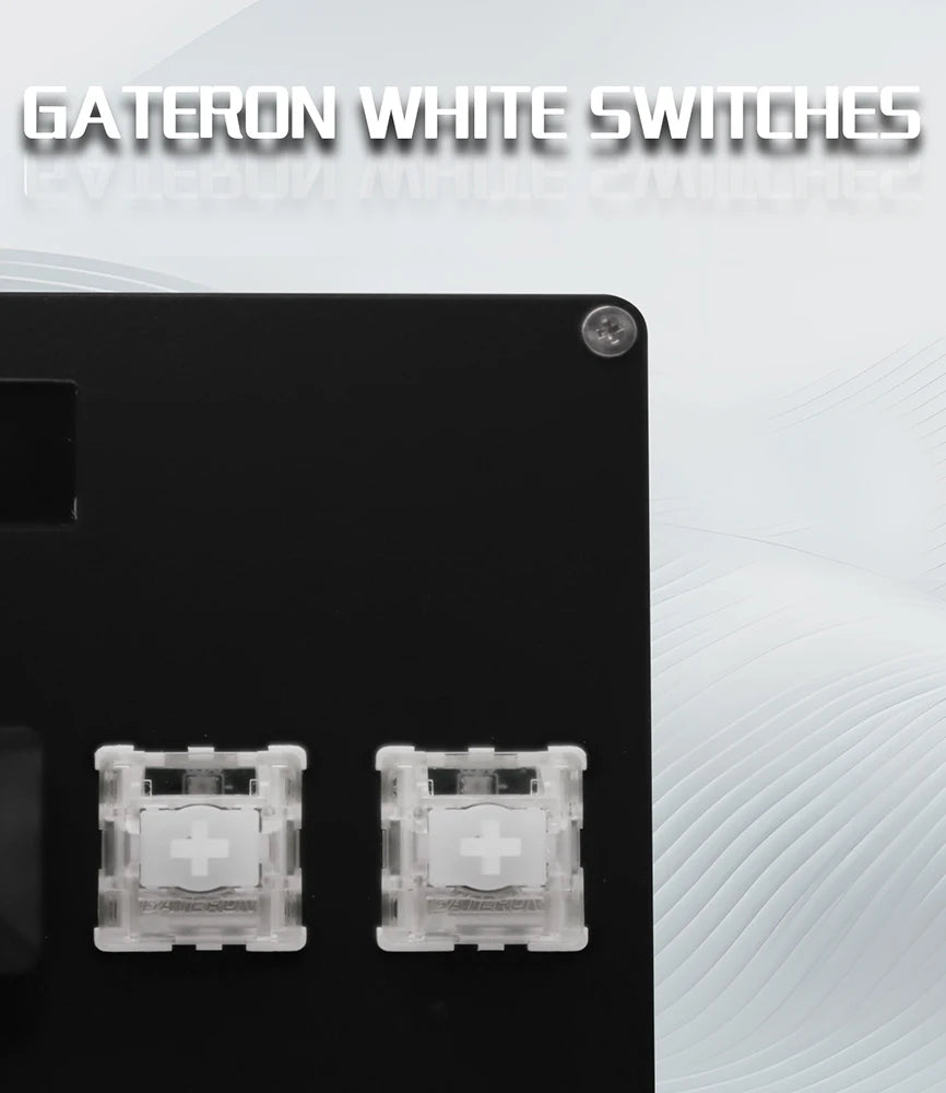 CM51 SayoDevice OSU DJ MAX Keyboard - Magnetic Outemu/Gateron Switches with Knob, Screen, & Shortcut Features