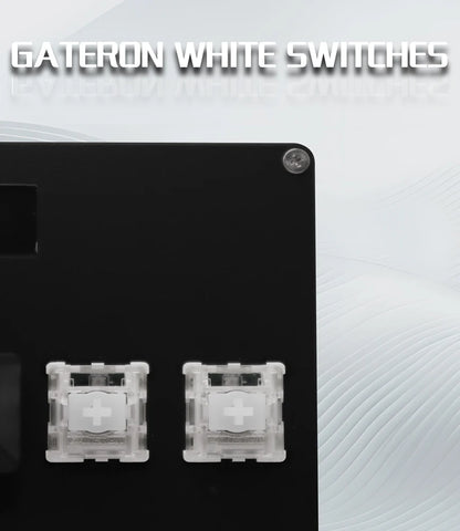 CM51 SayoDevice OSU DJ MAX Keyboard - Magnetic Outemu/Gateron Switches with Knob, Screen, & Shortcut Features