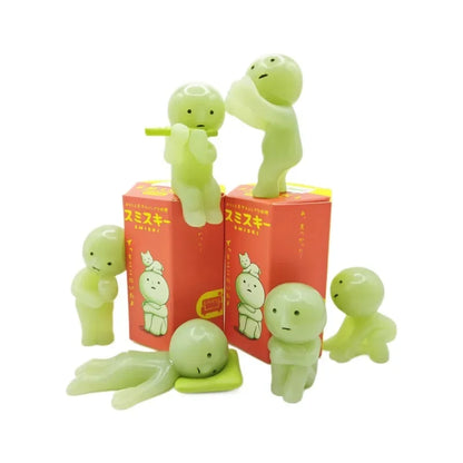Smiski Living Room Series Glowing Elf Blind Box – Cute Luminous Doll Desk Decoration & Surprise Toy Gift