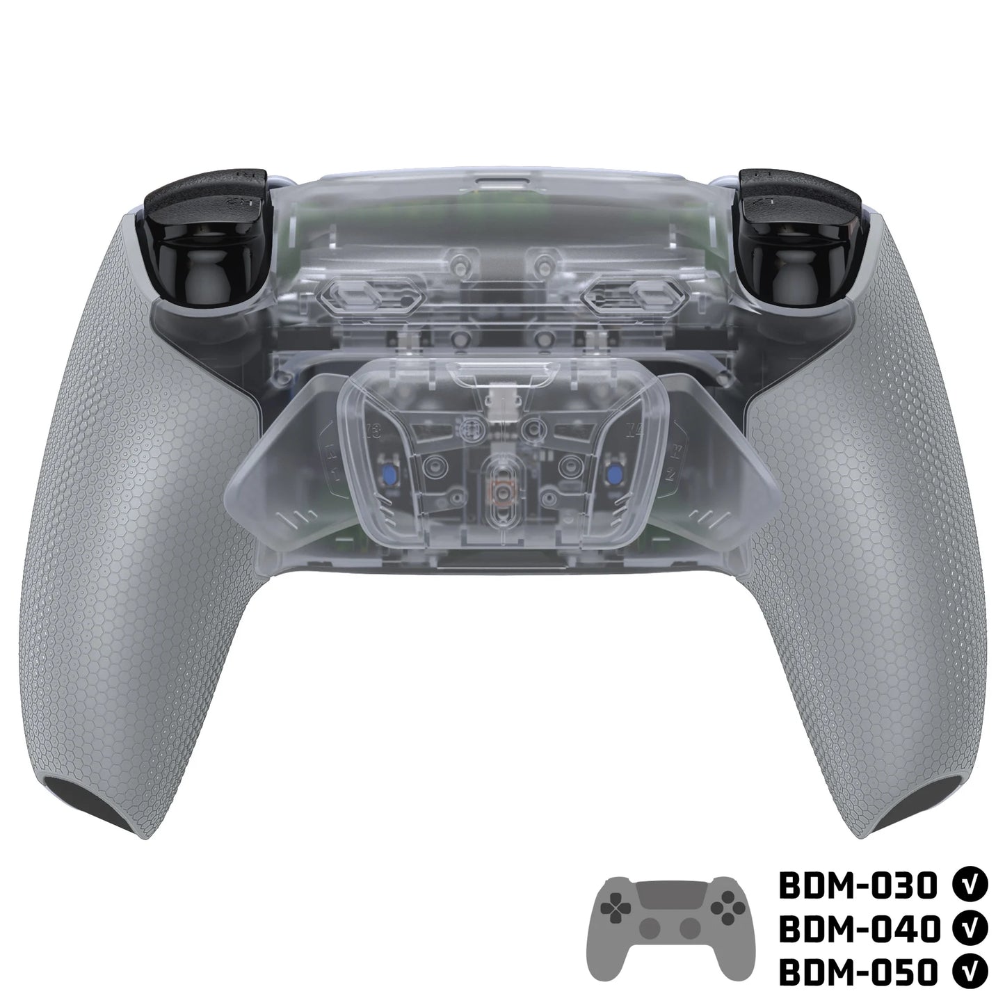 eXtremeRate RISE4 Plus MAX Back Button Kit – Remappable PS5 Controller Accessory with Clicky Trigger Stop & Rubberized Grip
