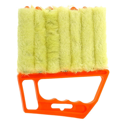 Microfiber Blind Blade Cleaning Cloth and Window Cleaning Brush - Versatile and Washable Cleaner Tool