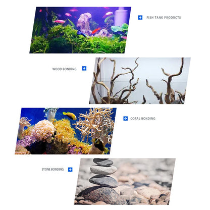 50-5Pcs Fish Tank Moss Glue for Aquatic Plants, Driftwood & Underwater Landscaping - Aquarium Water Grass Gel