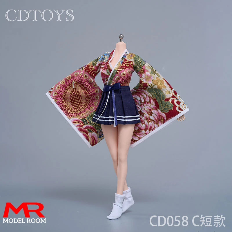 CDToys CD058 1/6 Scale Female Witch Kimono Costume – Doll Clothes for 12" Soldier Action Figures