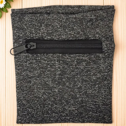 Lightweight Zipper Wrist Pouch - Secure Travel & Workout Storage Bag for Phone, Cash, Cards and Keys