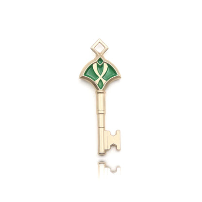 Genshin Impact Venti Eye Keychain 1:1 – Luminous Anime Cosplay Key Ring Backpack Pendant Gaming Accessories Gift