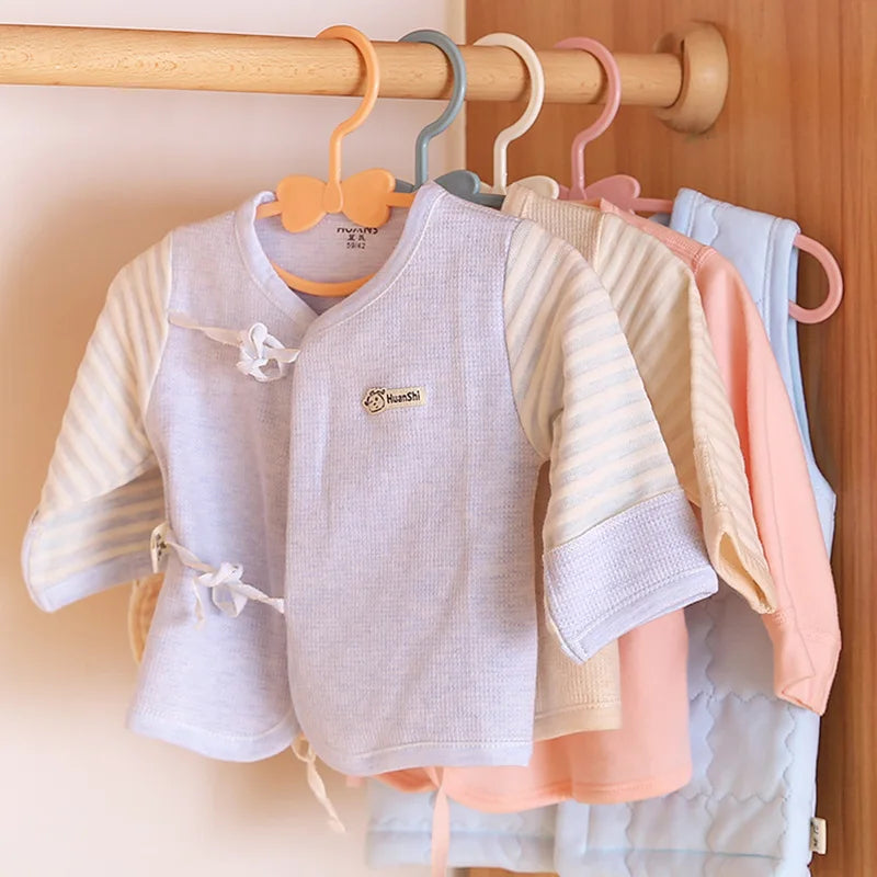 5-50PCS Baby Plastic Hangers – Kids Clothes Storage Rack for Nursery, Toddlers & Infants, Portable Home Use