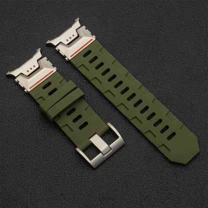 Soft Silicone Loop Strap for Samsung Galaxy Watch Ultra 47mm – Luxury Sports Band with Curved End for Men