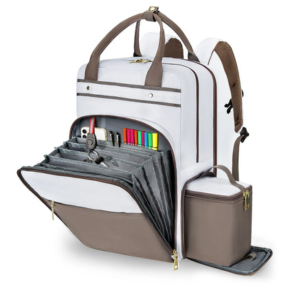 Insulated Lunch Backpack - Large Capacity Waterproof Cooler Bag for Picnic, Camping, Travel & Outdoor Activities
