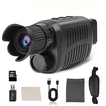 1080P HD Monocular Night Vision – 5X Infrared Zoom Hunting Telescope, 300m Full Darkness Range