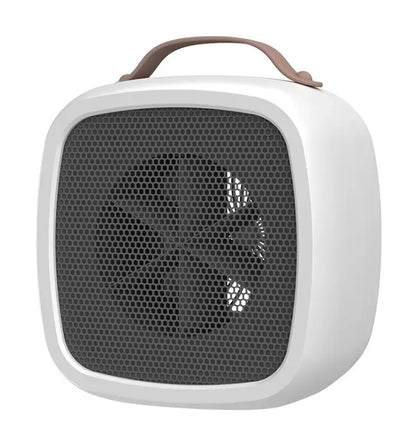 HTMCK 500W Portable Mini Space Heater - PTC Ceramic Heating Fan, Quiet Fast Warm-Up for Home and Office Use