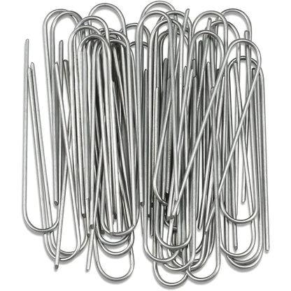 U-Type Heavy Duty Garden Staples – Galvanized Fence Sod Pins & Landscape Ground Stakes for Lawn, Barrier & Garden Fixing Nails