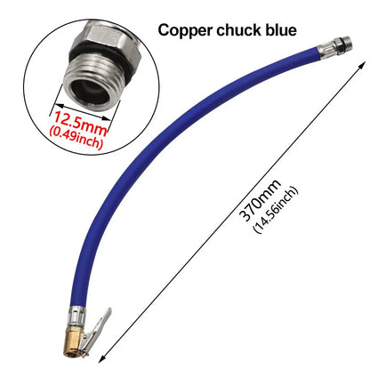 Car Tire Air Inflator Extension Hose – Twist Lock Air Chuck Adapter for Bike & Motorcycle Pump