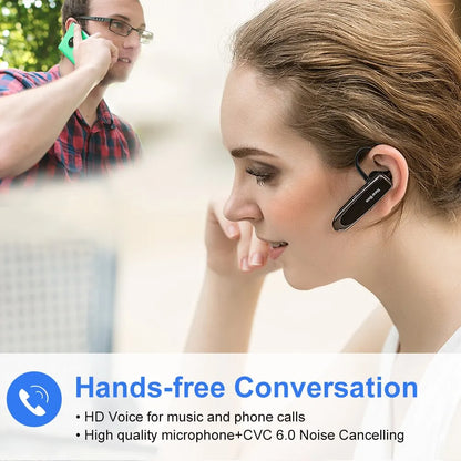 New Bee B41 Wireless Bluetooth 5.0 Earphones – Hands-Free Mini Headset with CVC 6.0 Mic, 22H Music Playing for iPhone
