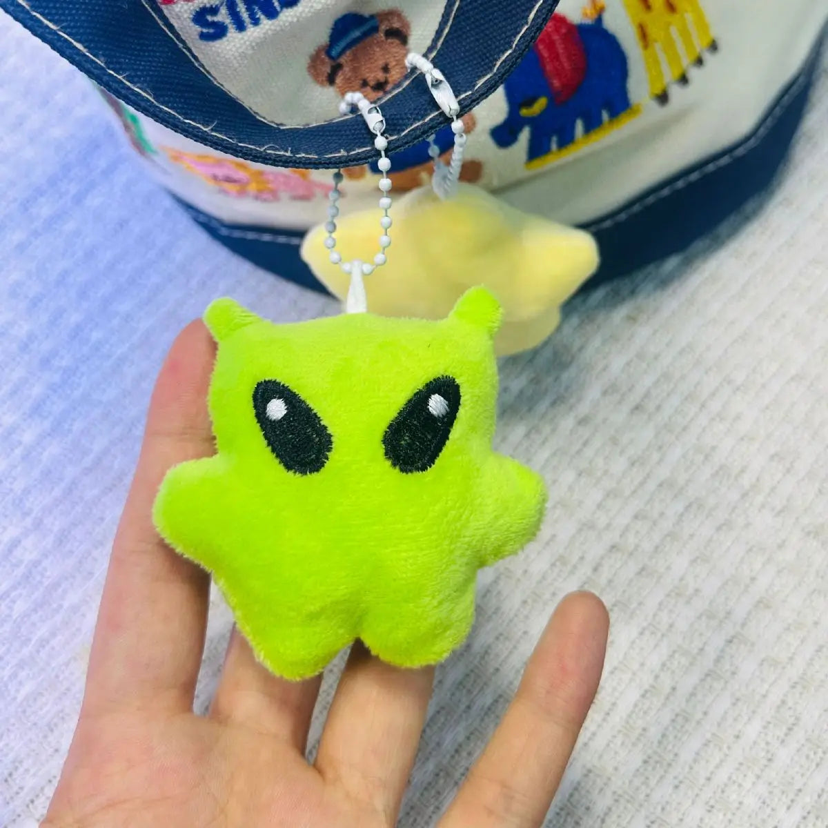 Cute Cartoon Star Doll Pendant - Versatile Phone Strap, Bag Charm & Car Keychain