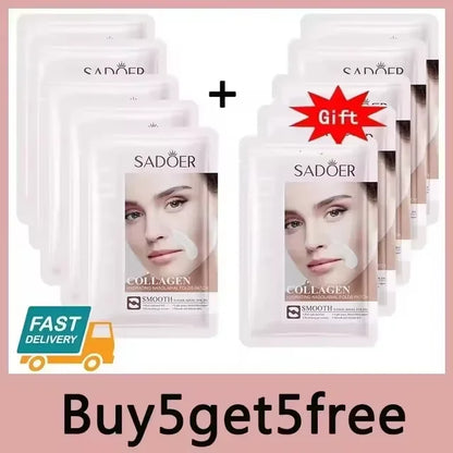 Hydrocrystalline Firming Facial Patch - Anti-Aging Nourishing Mask for Fine Lines & Sagging Skin, Korean Facial Care Product