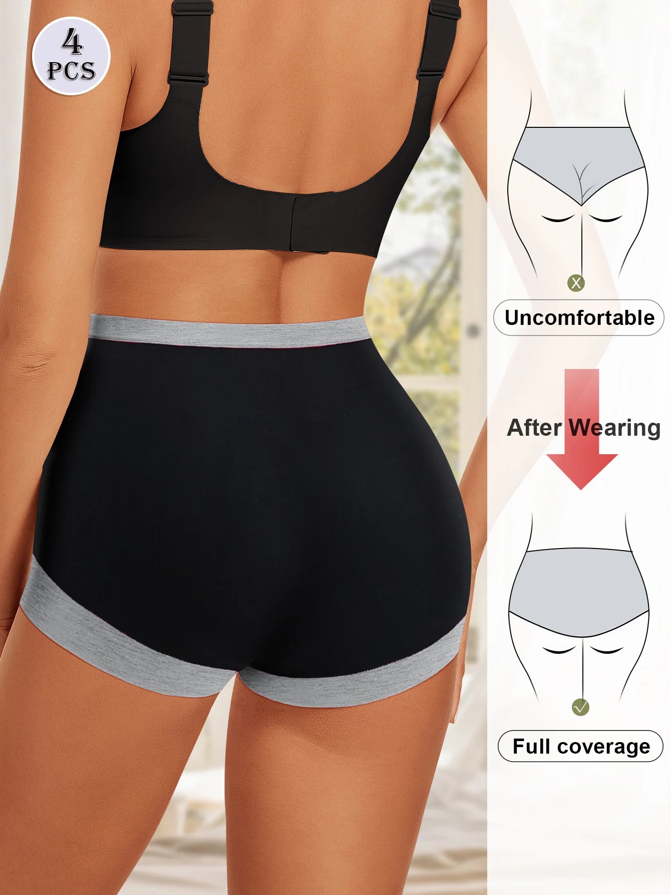 Women’s Fashion Shorts – Spring Summer 2024, Elegant Autumn Winter Underwear, Comfortable Ladies Wear