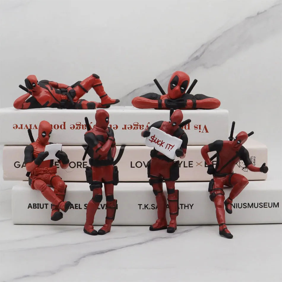 Deadpool & Wolverine Movie Figures – Cute Action Toy Dolls & Plush Decor for Kids’ Birthday Gifts
