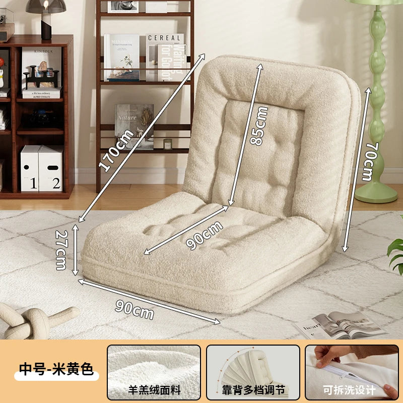Human Kennel Lazy Sofa - Folding Recliner & Compact Sofa Bed for Bedroom