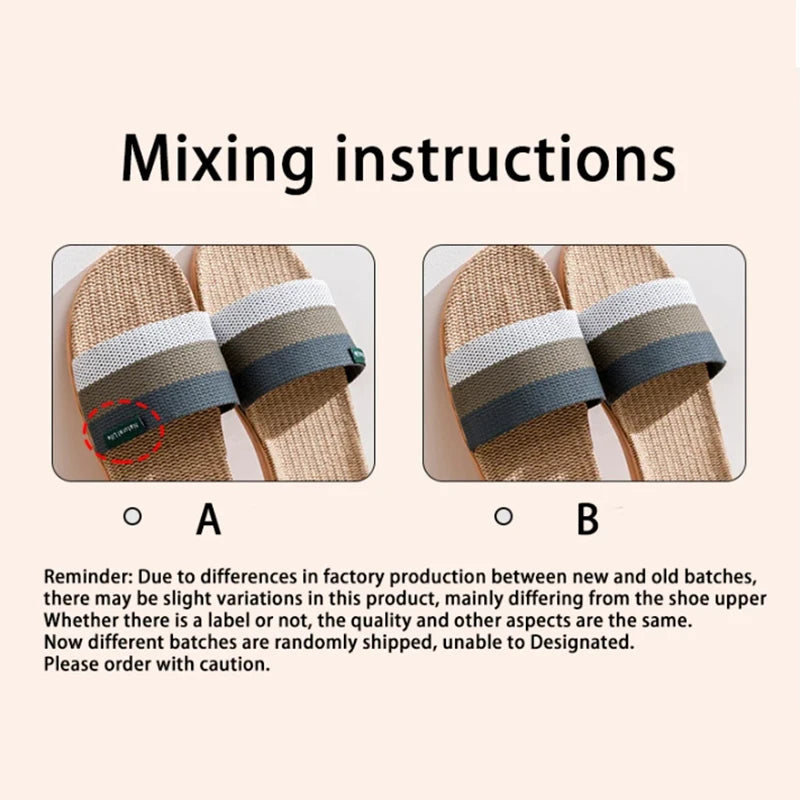 Unisex Fabric Summer Slippers – Breathable Soft Slip-On Indoor Home Shoes