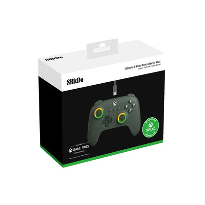 8BitDo Ultimate C Wired USB Gamepad with Hall Effect Joysticks for Xbox Series X/S, Xbox One, PC Windows 10/11