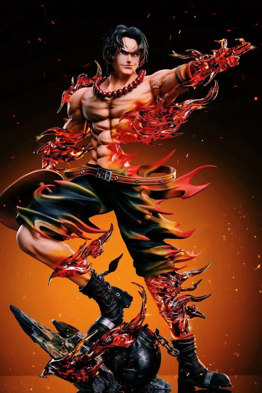 One Piece Ace Anime Figure — Portgas D. Ace PVC Action Statue, Collectible Desk Decoration Toy, Birthday Gift