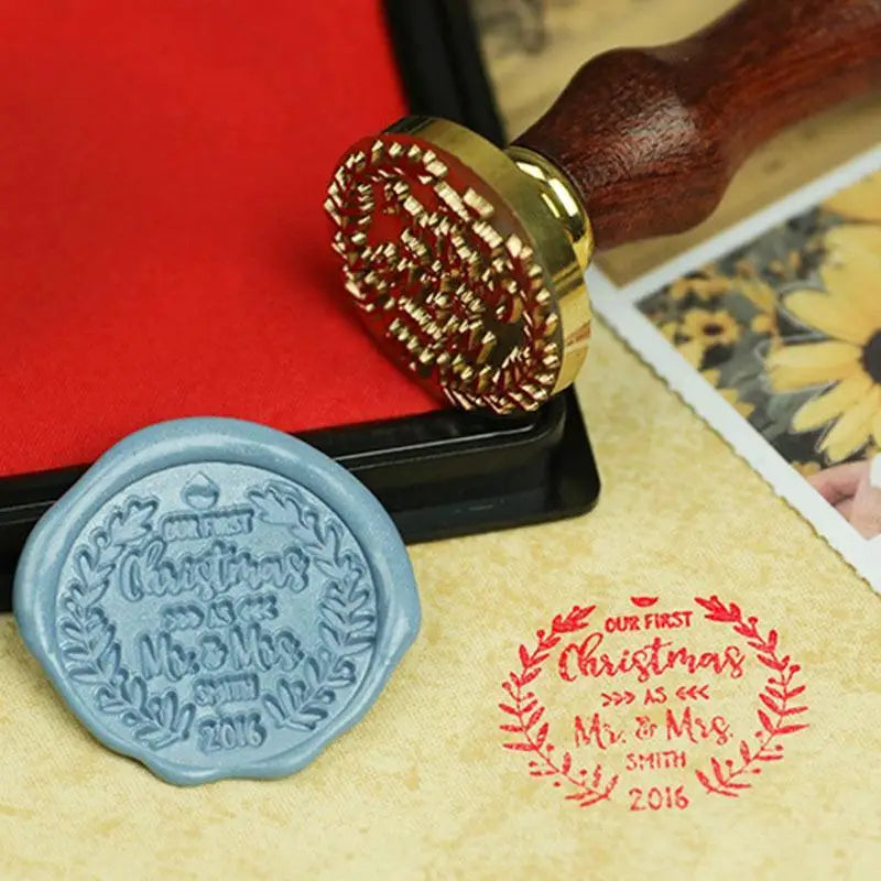 Custom Logo Wax Seal Stamp – Personalized Metal Stamps for Invitations, Gifts & Branding