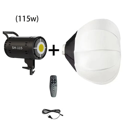Bowens 135W LED Photography Studio Light Kit - Dimmable Video Lamp with 2m Tripod, 3000–6500K & 3 Colors