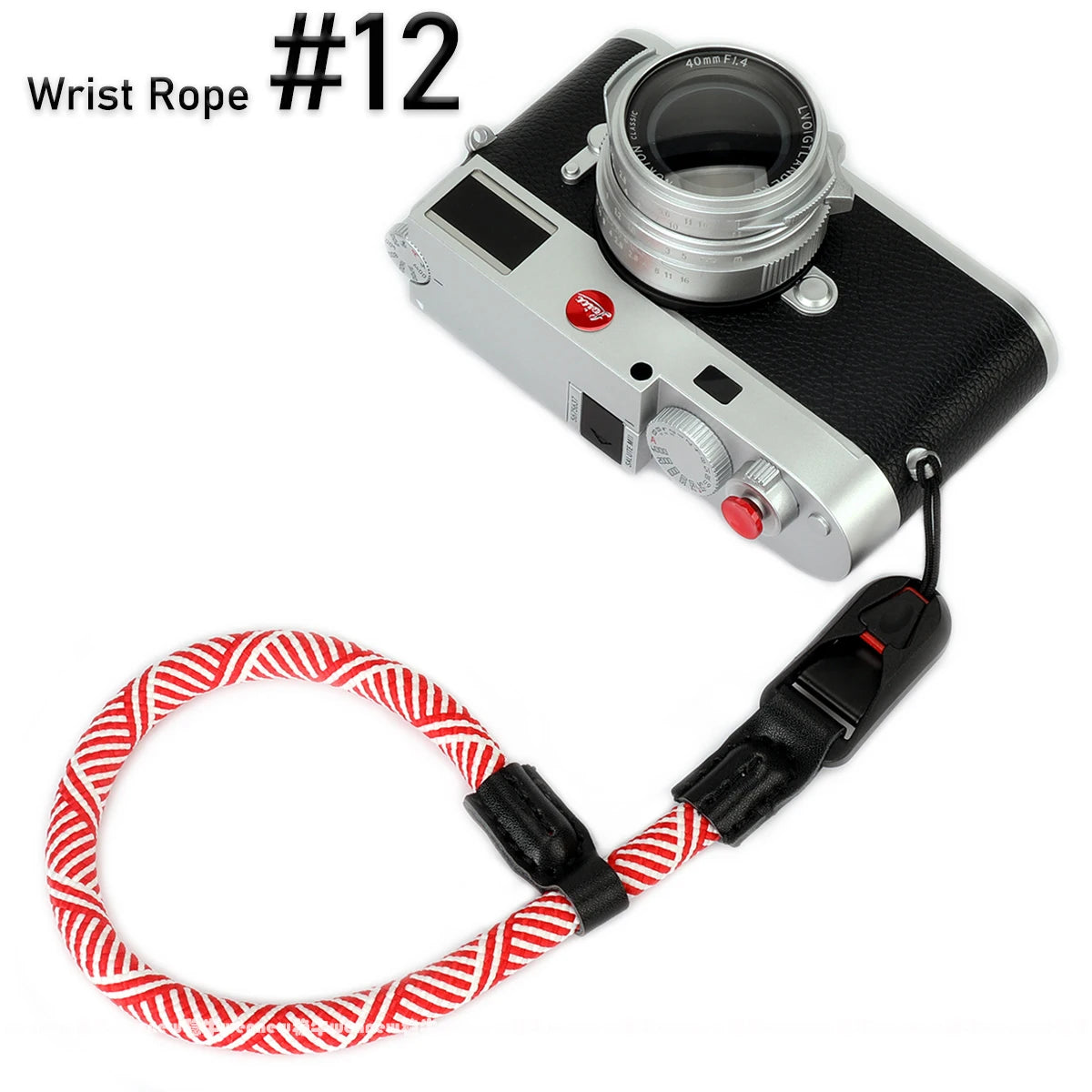 Nylon Rope Sling Quick Release Camera Strap – Wrist & Neck Shoulder Strap for Fujifilm, Sony, Nikon, Canon & Leica Mirrorless Cameras