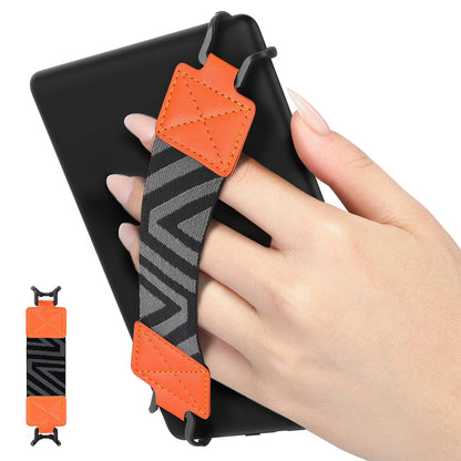 Security Hand Strap for 6-8" Kindle eReaders and Fire Tablets - High-Elasticity, Lightweight Finger Grip Holder