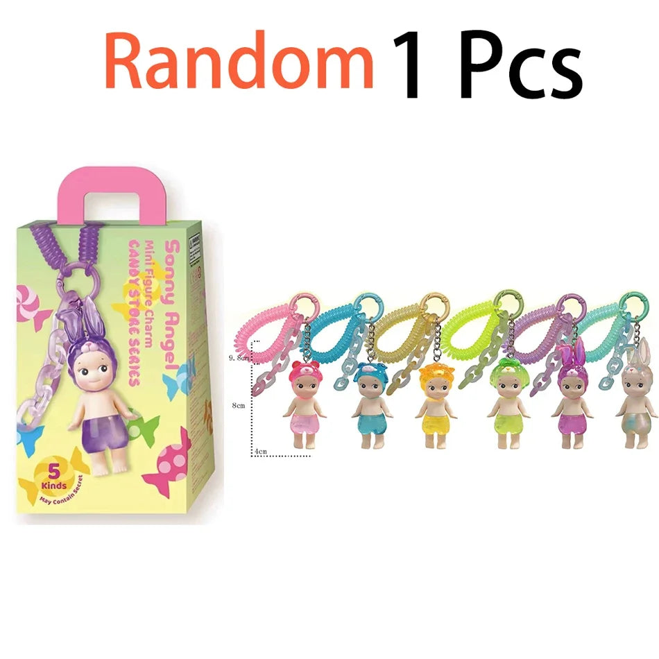 75-Style Kawaii Sonny Angel Mini Figure Blind Box – Dreaming Dogtime Collectible Doll for Kids & Fans