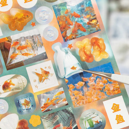 20Pcs Retro Cartoon Sticker Book - Handmade Scrapbook, Diary & Japanese Stationery Decoration Stickers