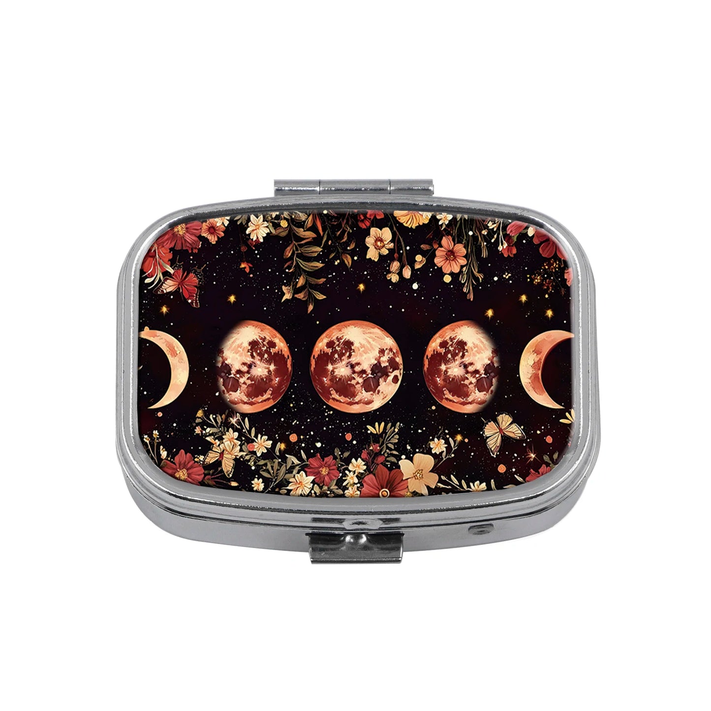 Dragon & Tiger Metal Medicine Box - Moisture-Resistant Portable Pill Storage Case with Movie-Inspired Design