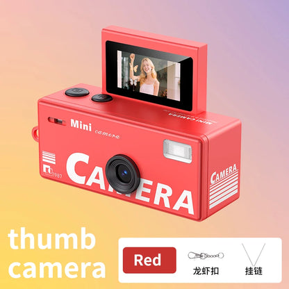 Ourlife Mini Keychain Camera - 0.96-Inch Flip Screen Retro CCD 720P Digital Video Recorder