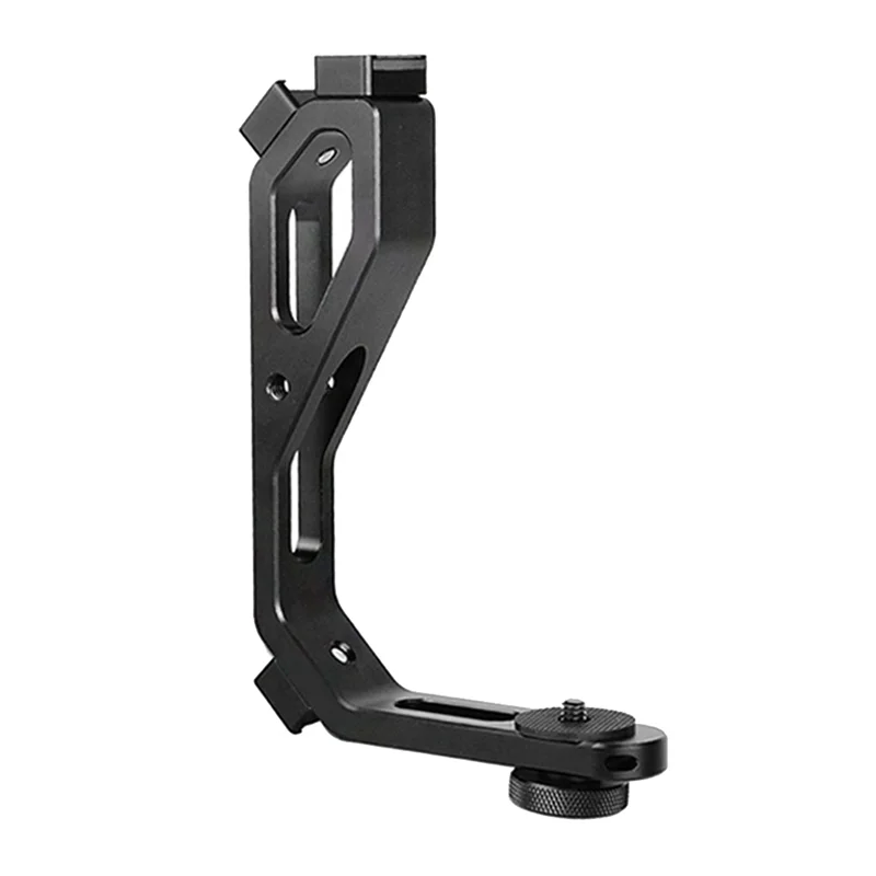 GW-Handle L-Type Camera Mount - Monitor and Microphone Bracket for DJI Ronin S RS 2 RS 3 RS 4 SC and ZHIYUN Gimbals