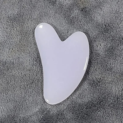 Heart Shape Beeswax Gua Sha Massage Tool – SPA Scraping Face Massager & Acupuncture Guasha Board