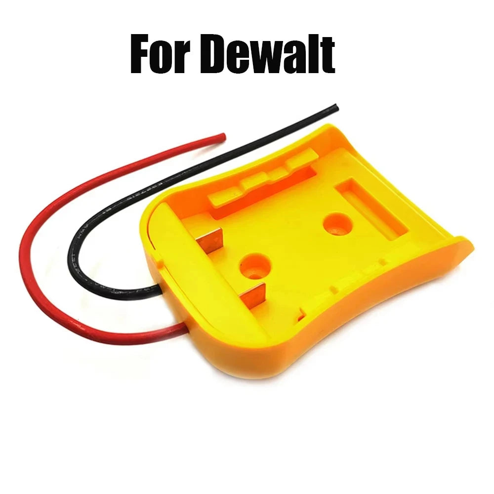 Dewalt 18V/20V Max Battery Adapter - DIY Power Tool Converter Connector with 12AWG Cable Replacement