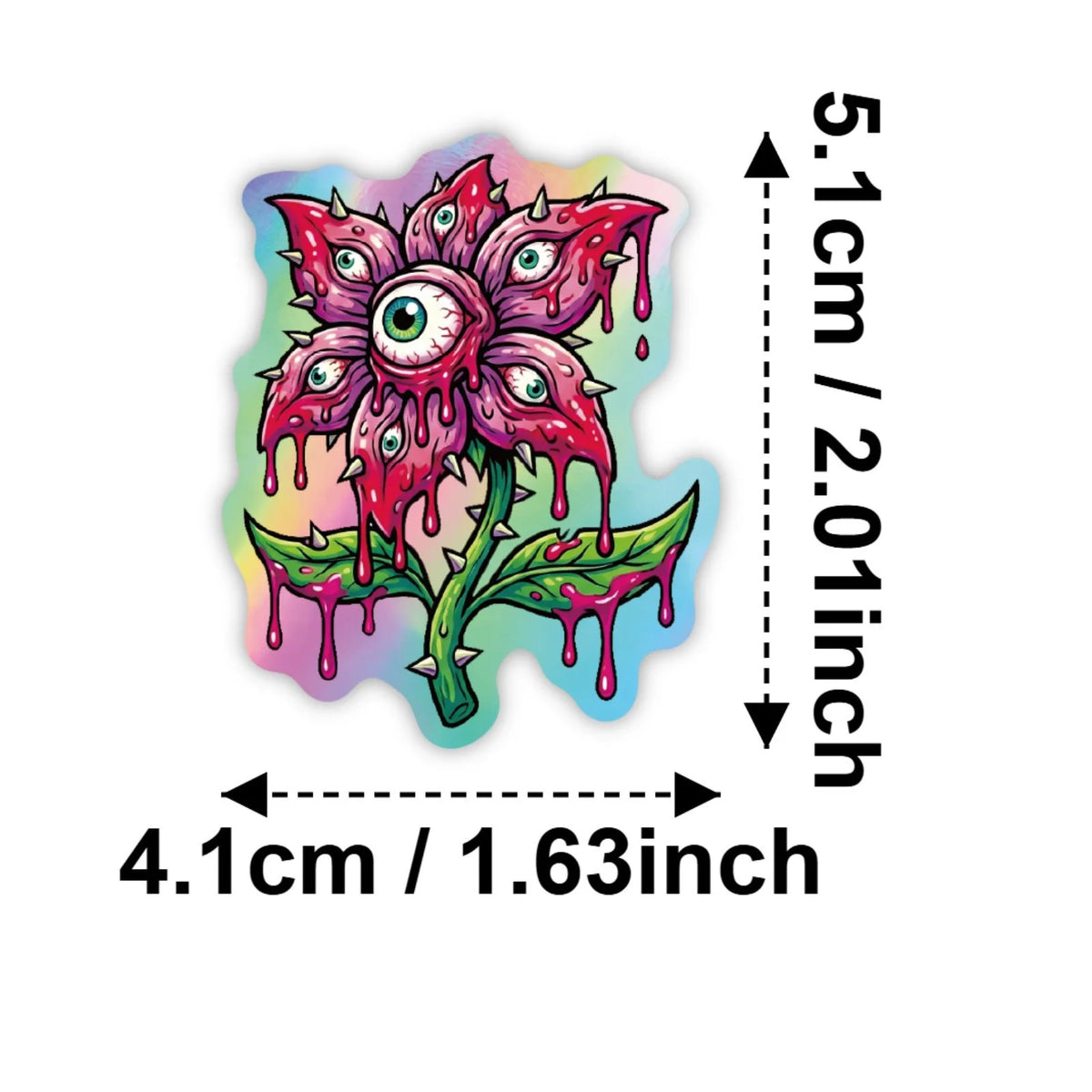 50pcs Horror Joker Skull Stickers - Waterproof Gothic Decals for Laptop, Phone, Motorcycle, Skateboard & More