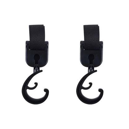 2PCS Car Back Seat Hooks — Multi-Function Headrest Hangers for Umbrella, Bags & Auto Interior Storage