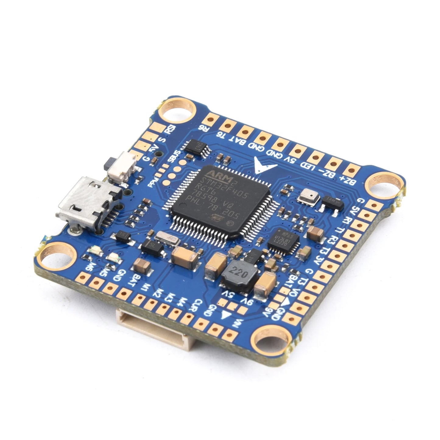 F405 F7 F722 Flight Controller & 60A 4in1 BLheli_S ESC Stack – 30.5x30.5mm for RC FPV Racing Drones