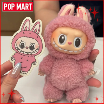 Genuine POP MART Labubu Vinyl Plush Pendant — Macarons “Have A Seat” & Coca Cola Series Blind Box Toys V1-V3