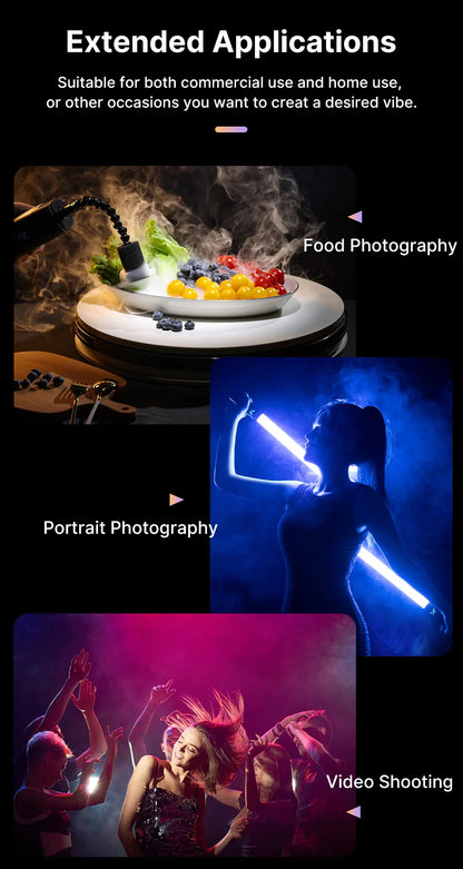 Ulanzi FILMOG Ace 40W Portable Fog Machine — Wireless Dry Ice Fog for Food, Portrait & Video Photography (10m Range)