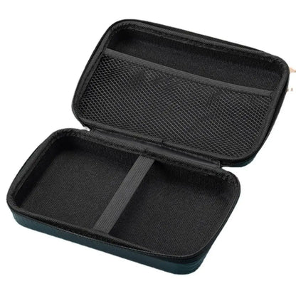 Shockproof Waterproof Headphone Case – EVA Hard Shell Carrying Box with Double Zipper & Dustproof Design