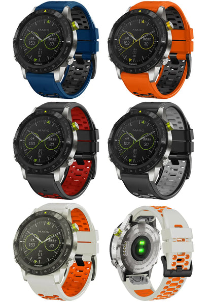 Outdoor Sports Silicone Watch Band 22mm/26mm for Garmin Fenix 5 6 7 8 Series, Tactix, Mk2, Enduro – QuickFit Replacement Strap