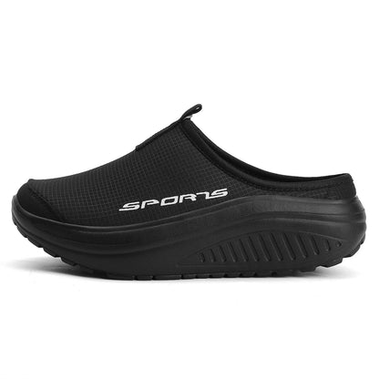 Women's Height-Increasing Walking Shoes - Lightweight Thick-Soled Casual Sport Sneakers