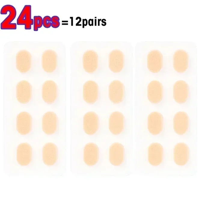Self-Adhesive Eyeglasses Nose Pads – Soft EVA Foam Anti-Slip Reusable Mini Oval Glasses Comfort Pads Accessories Kit