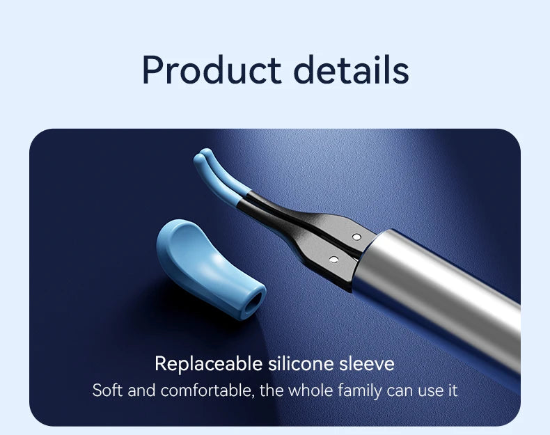 Visual Ear Cleaner with Camera – 12MP Ear Wax Removal Tool with Ear Pick, Tweezers & 6 Ear Spoons for Ear Care